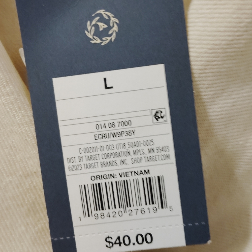 Universal Thread Off-White Double-Breasted Pea Co… - image 7